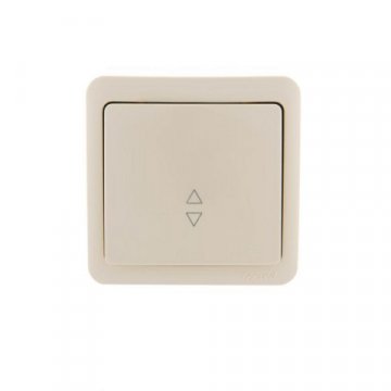 Выключатель проходной Lezard Viola кремовый 751-0300-105