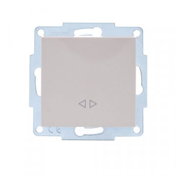 Выключатель промежуточный Lezard Vesna кремовый 742-0388-107