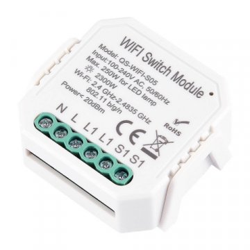 WIFI реле 1 канал 10A ST Luce ST9000 ST9000.500.01C
