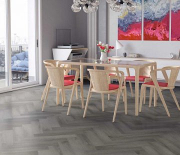 Кварцевый SPC ламинат Fargo Parquet 33-2074-05 Дуб Вулканический пляж