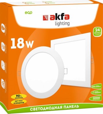 Встраиваемая светодиодная панель Akfa Lighting AK-LPS FLLPR00000019