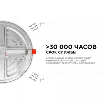 Встраиваемая светодиодная панель OGM LP-11