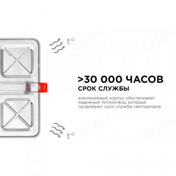 Встраиваемая светодиодная панель OGM LP-20