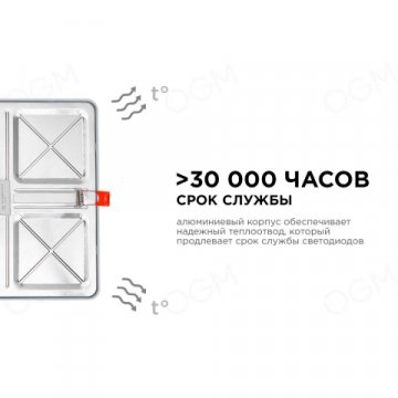 Встраиваемая светодиодная панель OGM LP-23