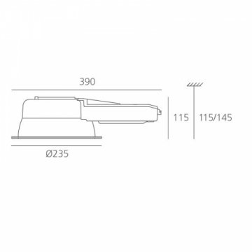Встраиваемые светильник Artemide Luceri L596750
