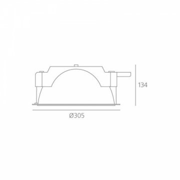 Встраиваемые светильник Artemide Luceri L598200