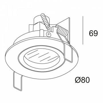 Встраиваемый светильник Delta Light Ringo 202 11 13 C