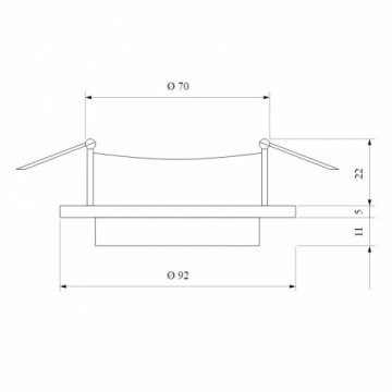 Встраиваемый светильник Elektrostandard 116 MR16 белый a055670