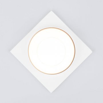 Встраиваемый светильник Elektrostandard 116 MR16 золото/белый a053346