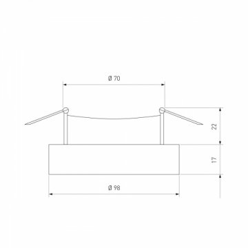 Встраиваемый светильник Elektrostandard 118 MR16 белый/черный a053348