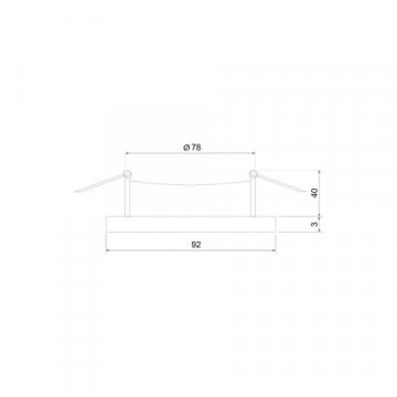 Встраиваемый светильник Elektrostandard 122 MR16 серебро/белый a053353