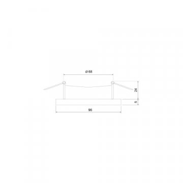 Встраиваемый светильник Elektrostandard 123 MR16 серебро a053356