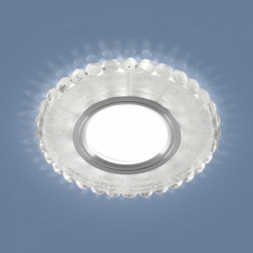 Встраиваемый светильник Elektrostandard 2245 MR16 SL/WH зеркальный/белый a047758