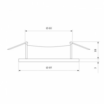 Встраиваемый светильник Elektrostandard Dorma 25001/01 a057004