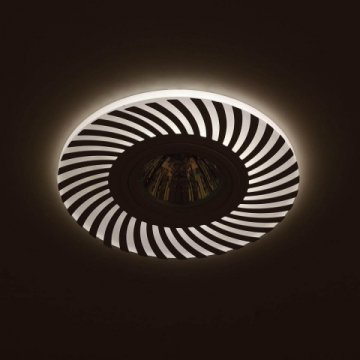 Встраиваемый светильник ЭРА с подставкой DK LD32 BK /1 Б0046908