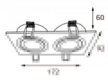 Встраиваемый светильник Italline M02-026021 white