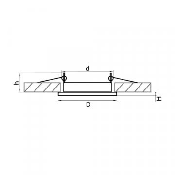 Встраиваемый светильник Lightstar Tensio 212117