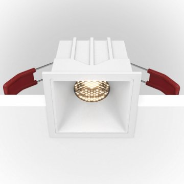 Встраиваемый светильник Maytoni Alfa LED DL043-01-10W4K-D-SQ-W