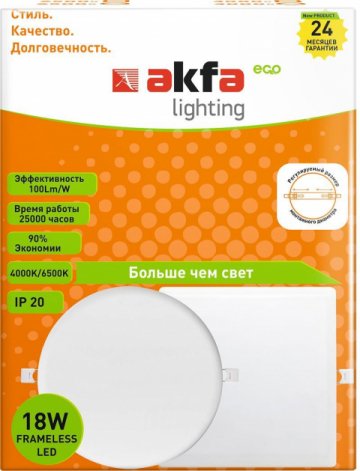Встраиваемый светодиодный светильник Akfa Lighting AK-FLPR FLFLPR180065A