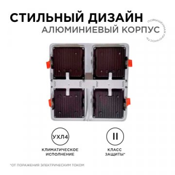 Встраиваемый светодиодный светильник Apeyron 42-022