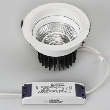 Встраиваемый светодиодный светильник Arlight LTD-140WH 25W White 30deg 032620