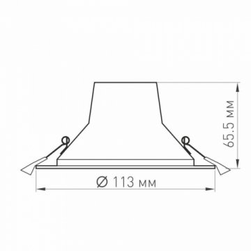 Встраиваемый светодиодный светильник Arlight LTD-Legend-R115-10W Day4000 027316(1)
