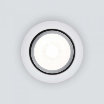 Встраиваемый светодиодный светильник Elektrostandard 15267/LED 7W 4200K белый/серебро a055723