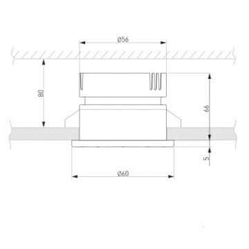 Встраиваемый светодиодный светильник Elektrostandard 25026/Led 7W 4200K SL серебро a056782