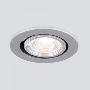 Встраиваемый светодиодный светильник Elektrostandard 9918 LED 9W 4200K серебро a052457