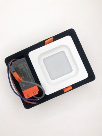 Встраиваемый светодиодный светильник Elvan VLS-5048SQ-8W-WW-Wh