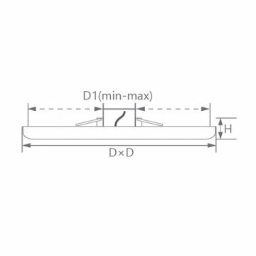 Встраиваемый светодиодный светильник Feron AL514 41572
