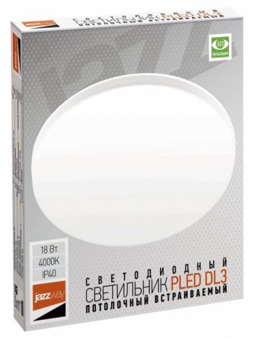 Встраиваемый светодиодный светильник Jazzway PLED DL3 5020375