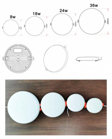 Встраиваемый светодиодный светильник Zortes CLOUD ZRS.57793.24