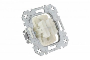 Выключатель двухклавишный Liregus Epsilon бежевый 28-0572