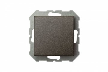 Выключатель одноклавишный Liregus Epsilon антрацит 28-102