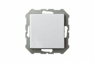 Выключатель одноклавишный Liregus Epsilon белый 28-002