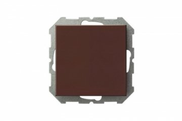 Выключатель одноклавишный Liregus Epsilon коричневый 28-132