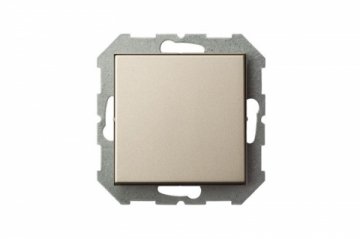 Выключатель одноклавишный Liregus Epsilon шампань 28-3000