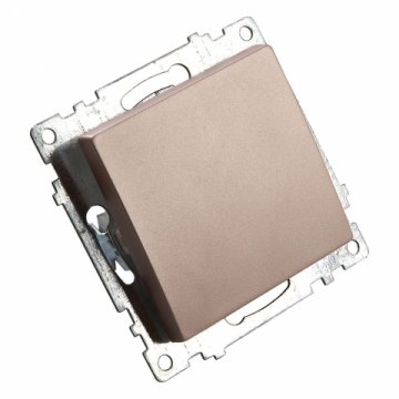 Выключатель одноклавишный Stekker Катрин шампань GLS10-7103-02 39589