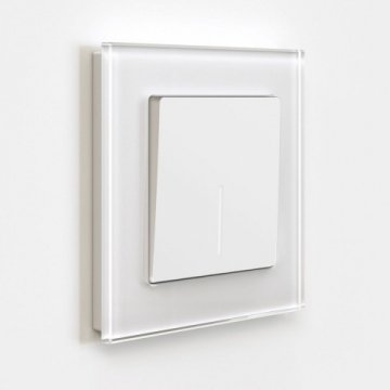 Выключатель одноклавишный  Werkel с подсветкой белый матовый W1110161 4690389184567