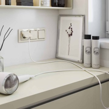 Выключатель Werkel одноклавишный проходной слоновая кость W1112003 4690389155567