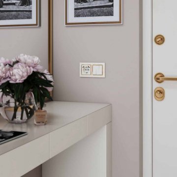 Выключатель Werkel трехклавишный слоновая кость W1130003 4690389155666