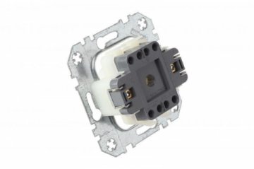 Выключатель жалюзи двухклавишный Liregus Epsilon антрацит 28-1101