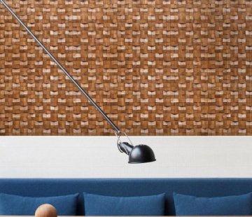 Деревянные стеновые панели Crownwood Домчик Коньяк