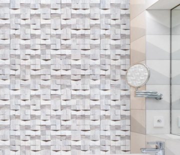 Деревянные стеновые панели Crownwood WP3D1031 Домчик Белый