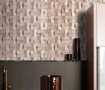 Деревянные стеновые панели Crownwood WP3D1031 Домчик Белый