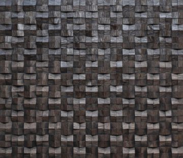 Деревянные стеновые панели Crownwood WP3D1061 Домчик Эбен