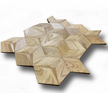 Деревянная мозаика для стен Crownwood Мерси WP3D19021