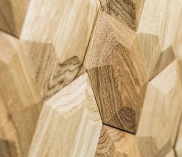 Деревянная мозаика для стен Crownwood Рубин WP3D20020