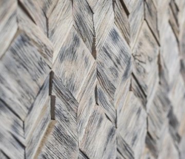 Деревянная мозаика для стен Crownwood Вира WP3D210311